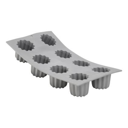 Forma na cannelé ELASTOMOULE 5,5 cm, na 8 ks, silikon, de Buyer