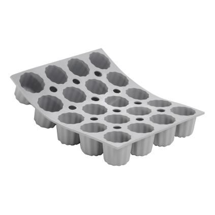 Forma na cannelé ELASTOMOULE 3,5 cm, na 20 ks, silikon, de Buyer