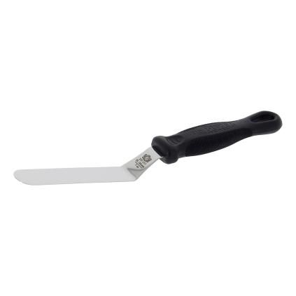Cukrářská špachtle FKOFFICIUM 9 cm, zahnutá, s kulatou špičkou, de Buyer