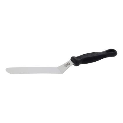 Cukrářská špachtle FKOFFICIUM 12 cm, zahnutá, s kulatou špičkou, de Buyer