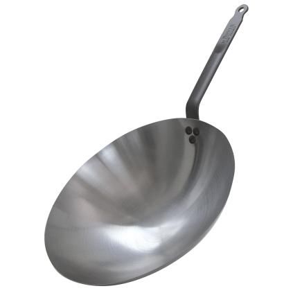 Wok CARBONE PLUS 36 cm, uhlíková ocel, de Buyer