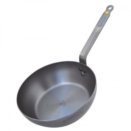 Hluboká pánev MINERAL B 24 cm, uhlíková ocel, de Buyer
