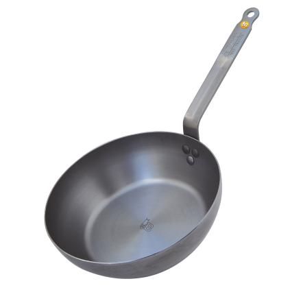 Hluboká pánev MINERAL B 28 cm, uhlíková ocel, de Buyer