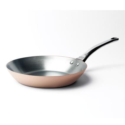 Pánev PRIMA MATERA 28 cm, s nerezovou rukojetí, měď, de Buyer