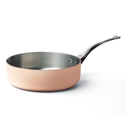 Hluboká měděná pánev na indukci O 16 cm Prima Matera de Buyer