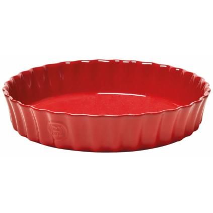 Forma na koláč 28 cm, červená Burgundy, Emile Henry