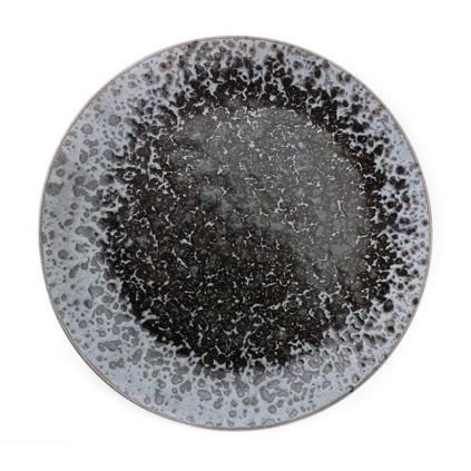 Jídelní talíř BLACK PEARL 29 cm, velký, MIJ