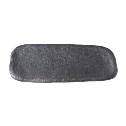 Servírovací deska STONE SLAB 29 x 12 cm, černá, MIJ