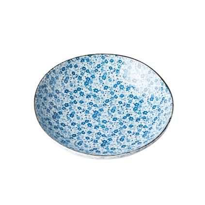 Jídelní miska BLUE DAISY 21 cm, 600 ml, MIJ