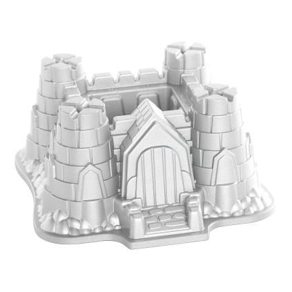 Forma na bábovku hrad Castle Bundt® stříbrná Nordic Ware