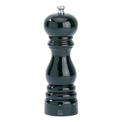 Mlýnek na pepř černě lakované bukové dřevo 18 cm PARIS uSelect Peugeot