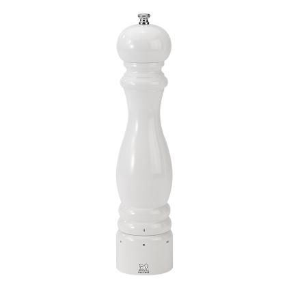 Mlýnek na pepř bíle lakované bukové dřevo 30 cm PARIS uSelect Peugeot