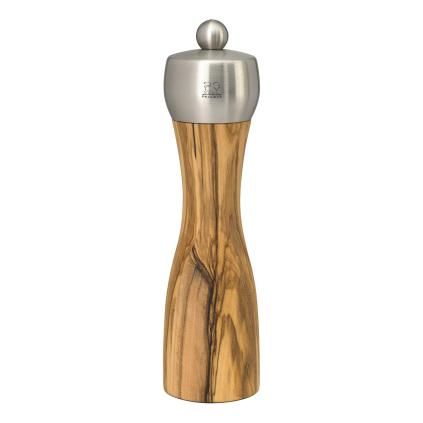 Mlýnek na pepř FIDJI 20 cm, olivové dřevo / nerez, Peugeot