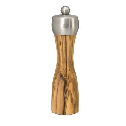 Mlýnek na sůl FIDJI 20 cm, olivové dřevo / nerez, Peugeot