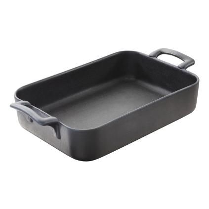 Zapékací mísa BELLE CUISINE 2,5 l, obdélník, matná černá, REVOL
