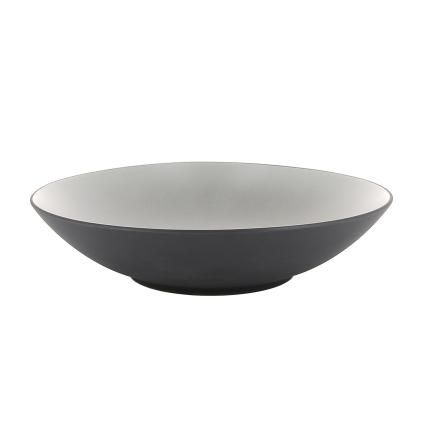 Hluboký talíř EQUINOXE 24 cm, pepřová bílá, REVOL