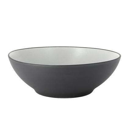 Hluboký talíř EQUINOXE 19 cm, pepřová bílá, REVOL