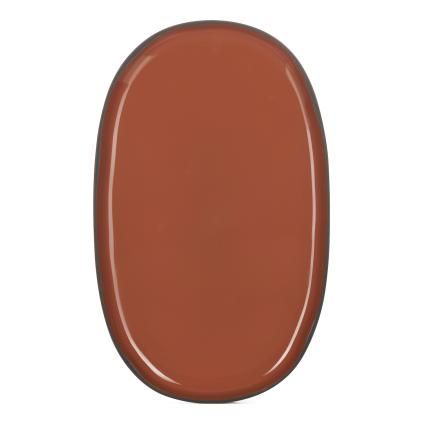 Servírovací talíř CARACTERE, ovál, skořicová Cinnamon, REVOL