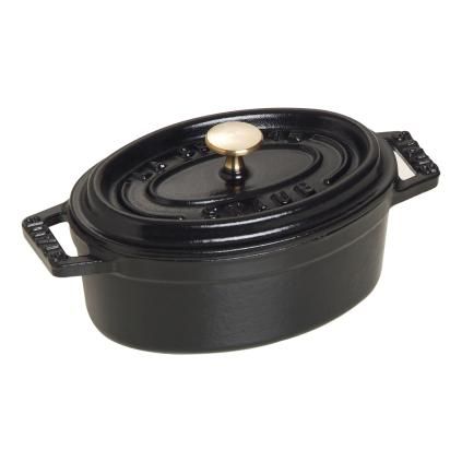 Oválný hrnec, černá V 0,25 l Staub