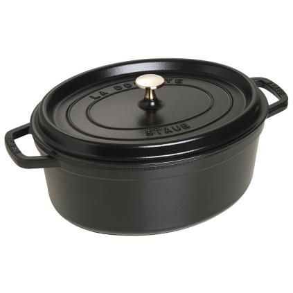 Oválný hrnec, černá V 5,4 l Staub