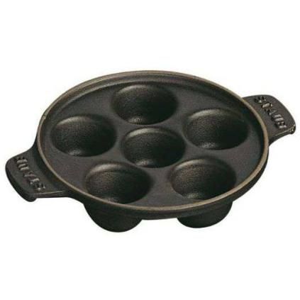 Litinový talíř/pekáček na šneky 6 prohlubní Staub