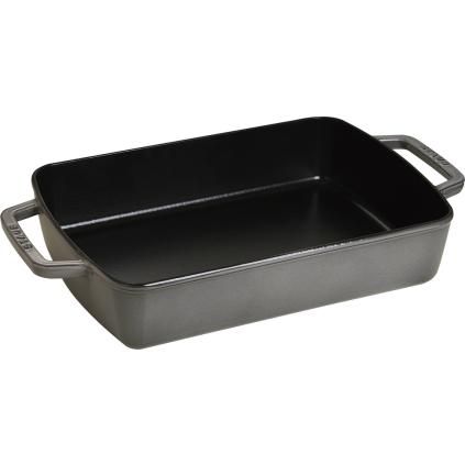 Litinový pekáč grafitově šedý 30 x 20 cm Staub