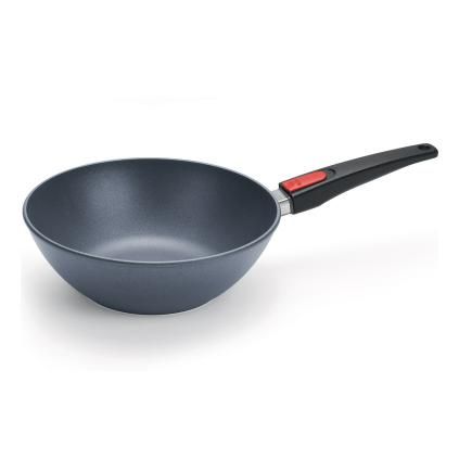 Wok DIAMOND LITE 26 cm, s odnímatelnou rukojetí, titan, WOLL