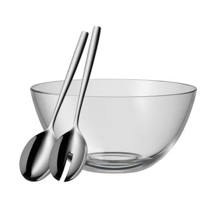 Salátová mísa se salátovým náčiním TAVERNO 23 cm, sklo, WMF
