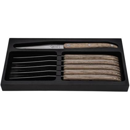 Steakový nůž INNOVATION, sada 6 ks, dub, Laguiole