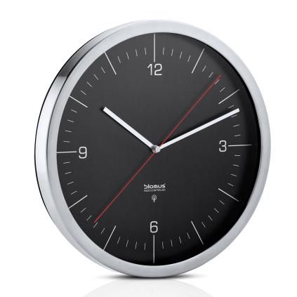Nástěnné hodiny CRONO 30,5 cm, černá, Blomus