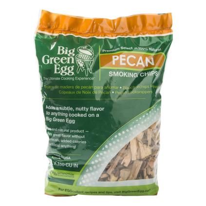 Dřevěné štěpky na uzení 3 l, pekanový ořech, Big Green Egg
