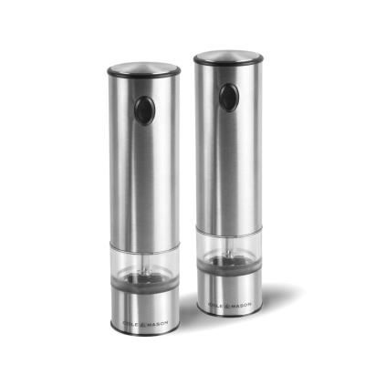 Sada mlýnků na sůl a pepř BATTERSEA 210 mm, sada 2 ks, COLE & MASON