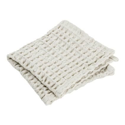 Ručník na ruce CARO 30 x 30 cm, s vaflovým vzorem, krémová, Blomus