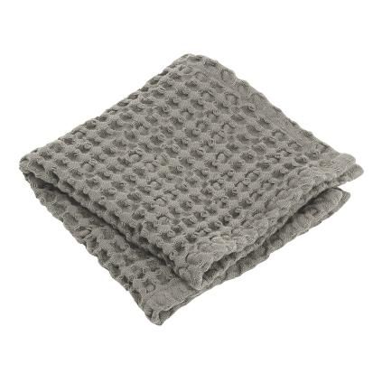 Ručník na ruce CARO 30 x 30 cm, s vaflovým vzorem, taupe, Blomus