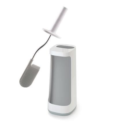 WC kartáč FLEX PLUS 70516, s úložným prostorem, bílá / šedá, Joseph Joseph