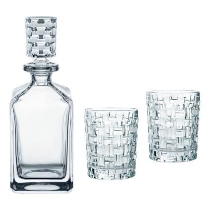 Sada sklenic a karafy na whisky BOSSA NOVA, sada 3 ks, Nachtmann