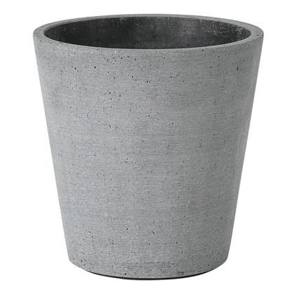 Květináč COLUNA 14 cm, tmavě šedá, Blomus