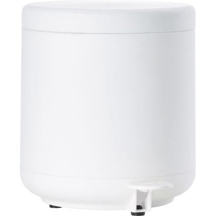 Koupelnový odpadkový koš UME 4 l, bílá, plast, Zone Denmark