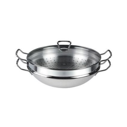 Wok NANJING 35 cm, nerezová, Fissler