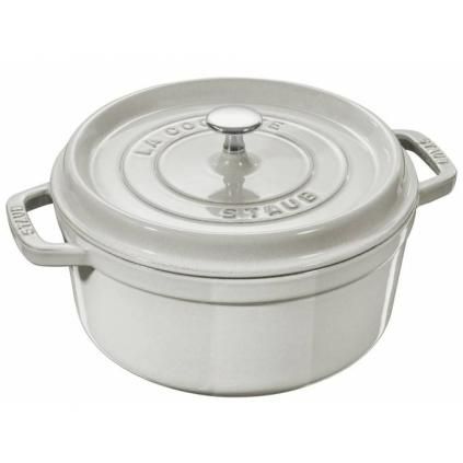 Hrnec COCOTTE 28 cm, bílý lanýž, litina, Staub