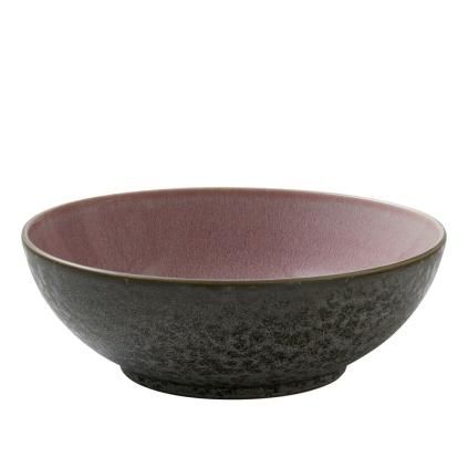 Mísa na salát 30 cm, šedá / růžová, Bitz