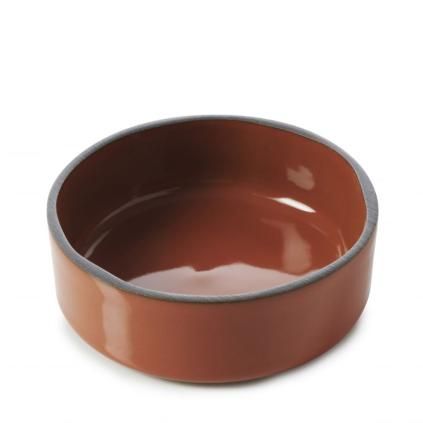 Jídelní miska CARACTERE 8 cm, skořicová, REVOL
