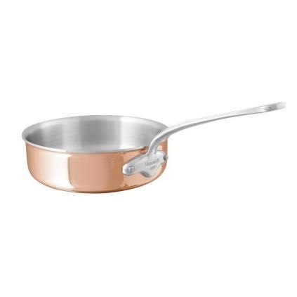 Hluboká pánev M´6S 24 cm, měď, Mauviel