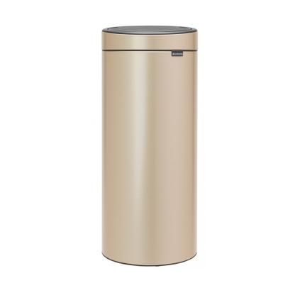179255 dotykovy odpadkovy kos touch bin new brabantia champagne 30 l 1