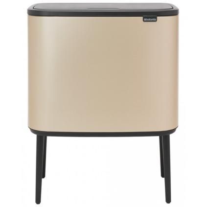 dotykovy odpadkovy kos bo touch bin brabantia champagne 3 x 11 l 1