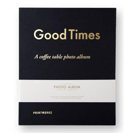 Fotoalbum GOOD TIMES L, černá, Printworks