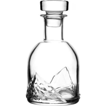 Sada sklenic a karafy na whisky EVEREST, sada 14 ks, s podtácky a tácem, Liiton