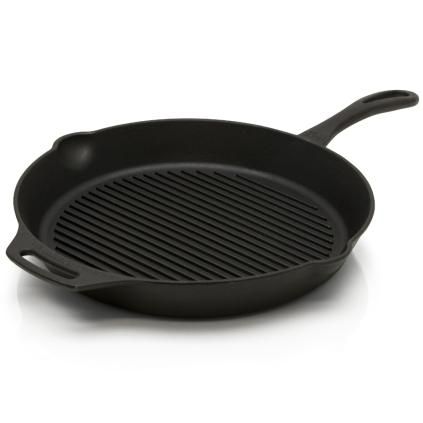 Grilovací pánev GP30 30 cm, s rukojetí, litina, Petromax