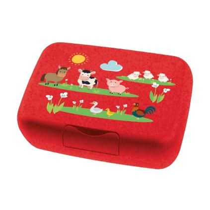 Svačinový box CANDY L FARMA, čevená, Koziol