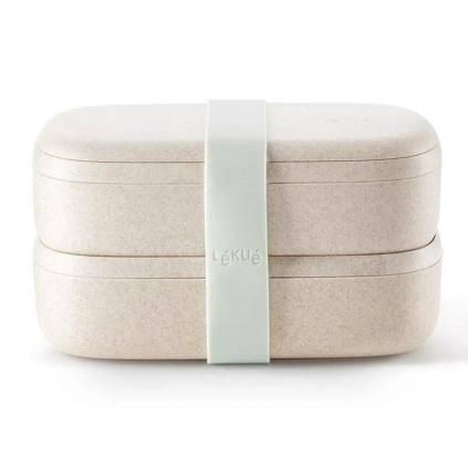 Obědový box LUNCHBOX TO GO ORGANIC, krémová, Lékué